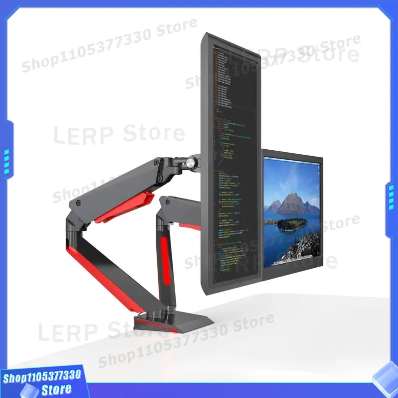 Desk Setup Dual Monitor - Алюминиевый кронштейн для двух мониторов 15-27