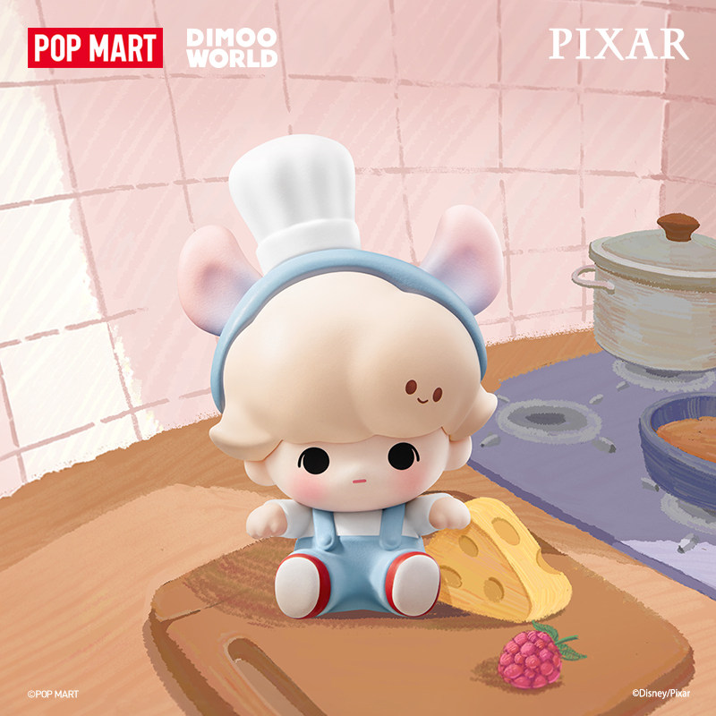 Desk Setup Kawaii - POP MART POP BEAN DIMOO WORLD