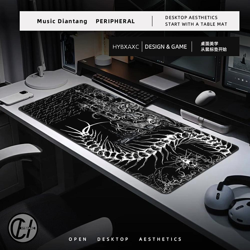 Черно-белый киберготический ко – обзор и цена Desk Setup Aesthetic
