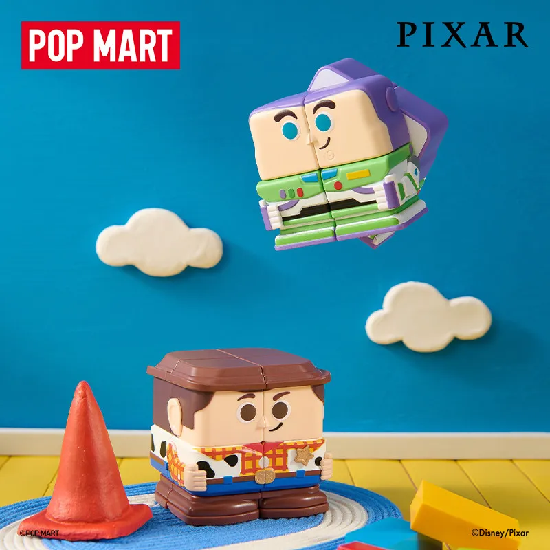 POP MART PIXAR POP CUBE CUBIEC – обзор и цена Desk Setup Kawaii