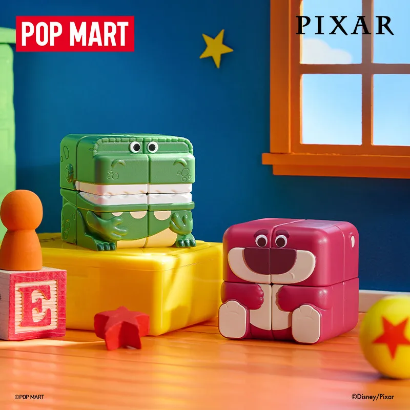 POP MART PIXAR POP CUBE CUBIEC – обзор и цена Desk Setup Kawaii