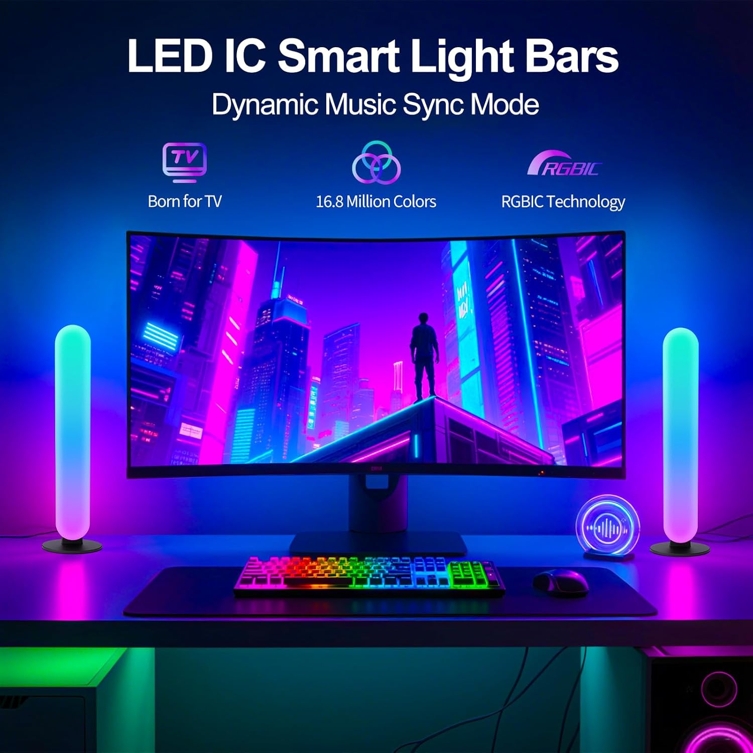 Пластиковая светодиодная RGB-л – обзор и цена Ambient Light Bar Usb