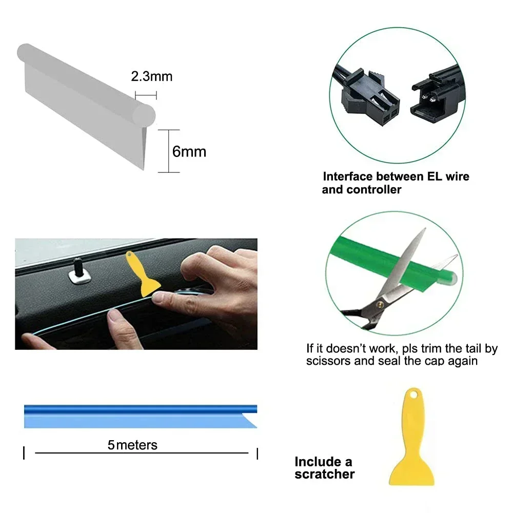 Декоративная подсветка для сал – обзор и цена Ambient Light Bar Usb