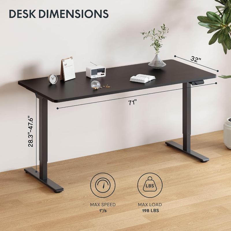 Электрический стол FLEXISPOT с – обзор и цена Desk Setup Dual Monitor
