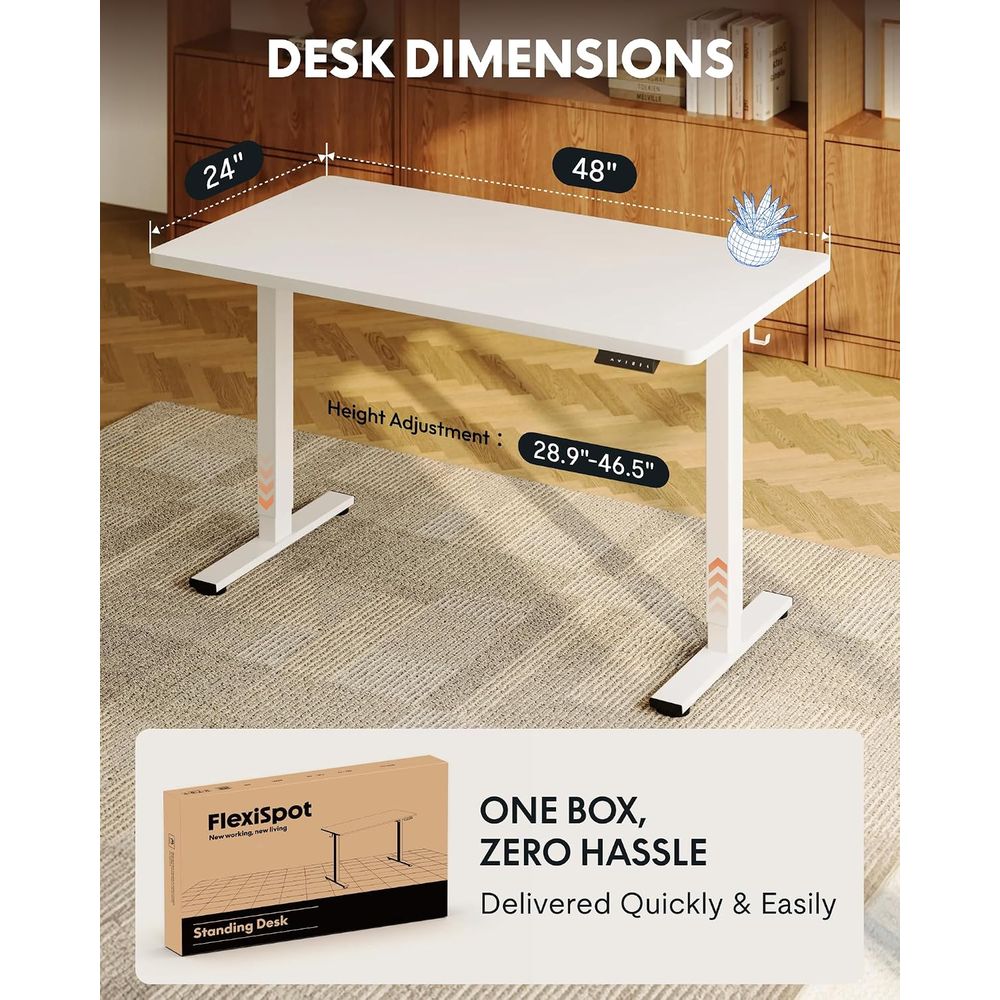 EN1 Цельный стол-трансформер 4 – обзор и цена Desk Setup Dual Monitor
