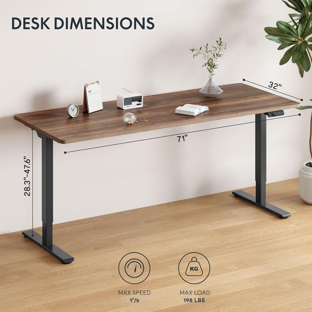 Электрический подъемный стол 7 – обзор и цена Desk Setup Dual Monitor