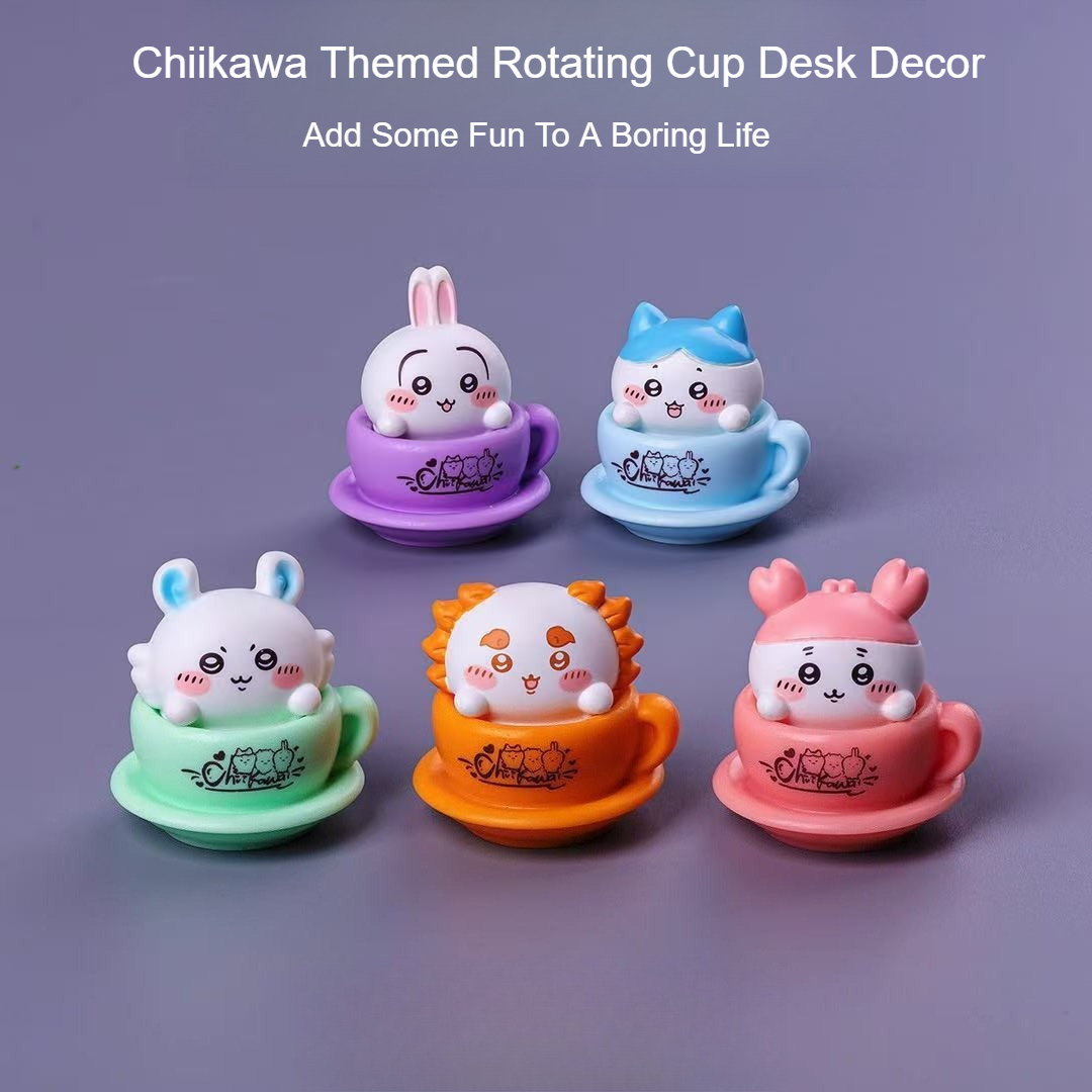 Фигурка Чиикава с вращающейся  – обзор и цена Desk Setup Kawaii