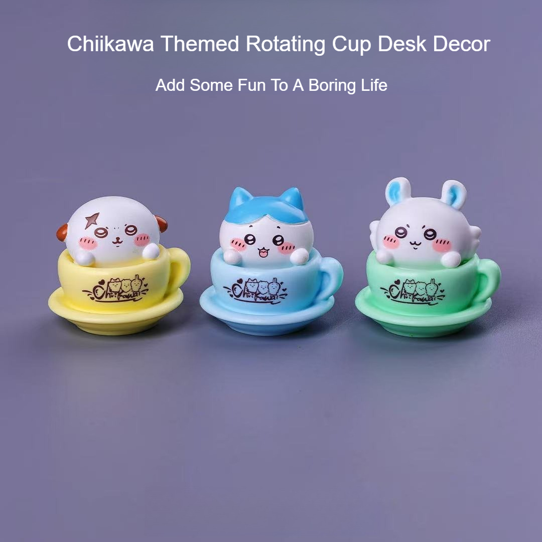 Фигурка Чиикава с вращающейся  – обзор и цена Desk Setup Kawaii