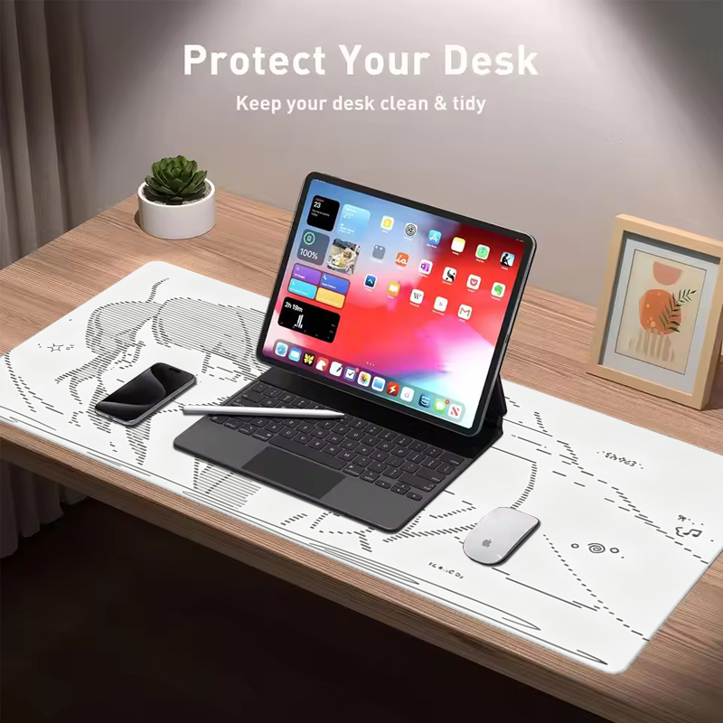 Кожаный коврик для мыши 1 шт., – обзор и цена Desk Setup Kawaii
